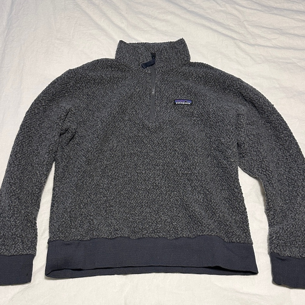 Patagonia Men's Zip-Up Sweater in Charcoal